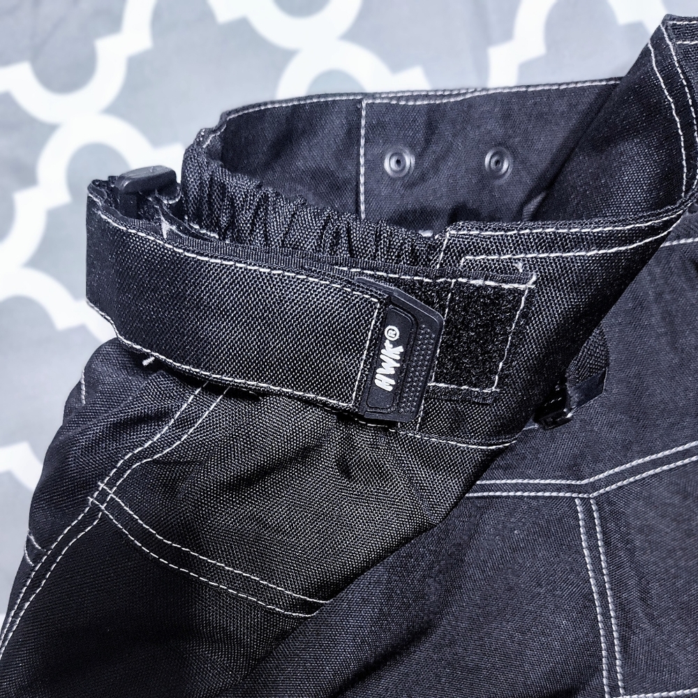 HWK Motorcycle Pants Sz S 30w / 32 Inseam Black Cordura Armor *Read Description* - Picture 7 of 15
